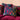 Teasel Velvet Cushion - Sunset