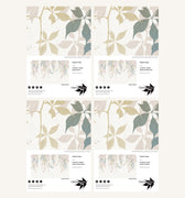 Virginia Creeper Bespoke Mural Sample Pack - Opal