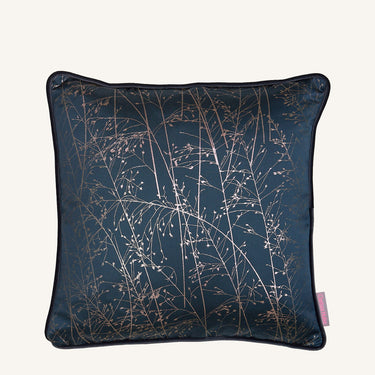 Whispering Grass Cushion - French Navy