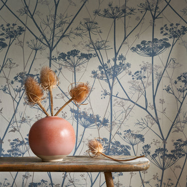 Wild Chervil Wallpaper Sample - Dove & Silver (120383)