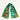 Woodland Disco Silk Scarf - Moss