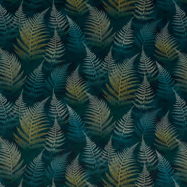 Woodland Fern Velvet – Ink Blue