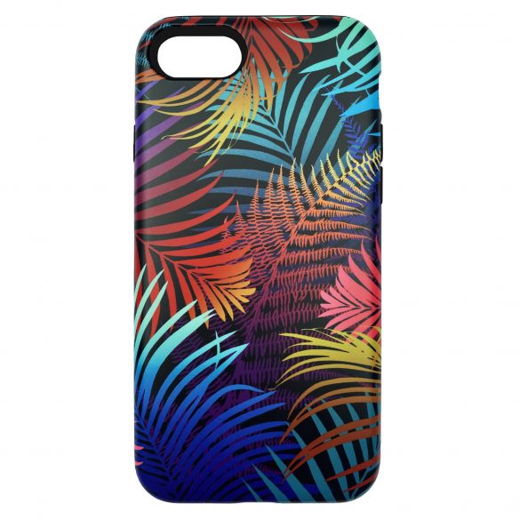 Palm Leaves phone case - rainbow
