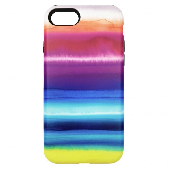 Watercolour phone case - rainbow