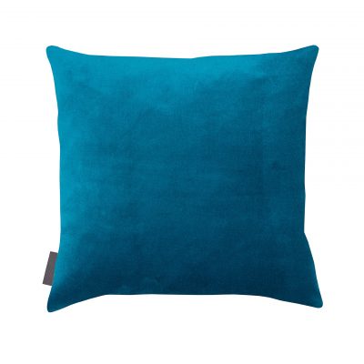 Waterfall Vines cotton cushion – kingfisher / chartreuse