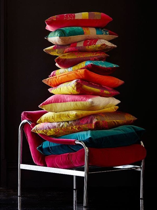 bright cushions