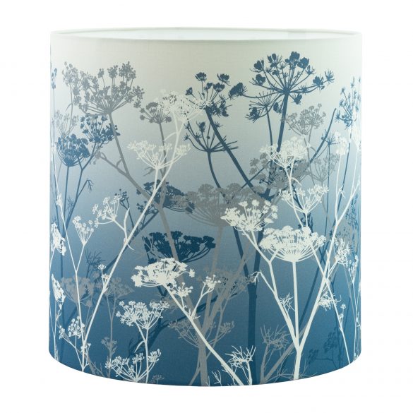 Cow parsley lampshade - Midnight blue (36 x 36cm)