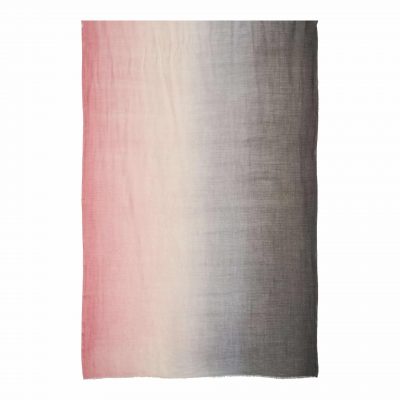Ombre cashmere ring scarf - shell