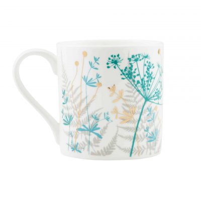 Woodland mug - teal