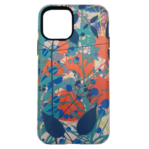 Backing cloth phone case - kingfisher / fire
