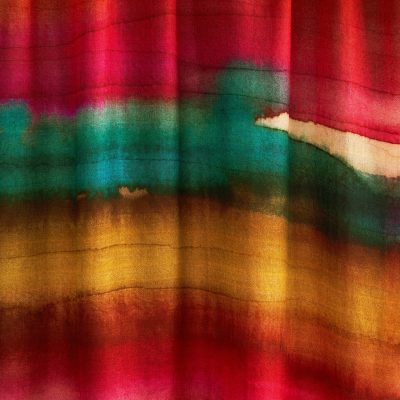 Watercolour Stripe scarf - rainbow 3a EDITED