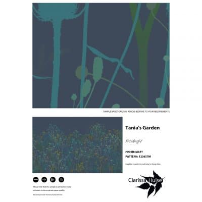 123657 Tania's Garden Midnight - Sample